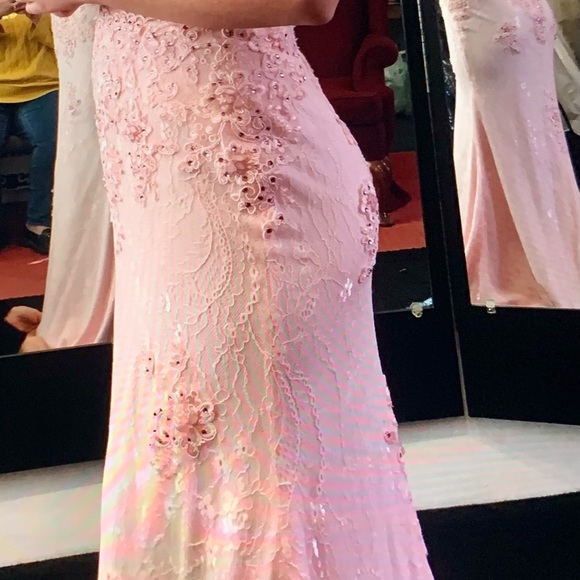 Elizabeth K Pink Prom Dress - Picture 2 of 12